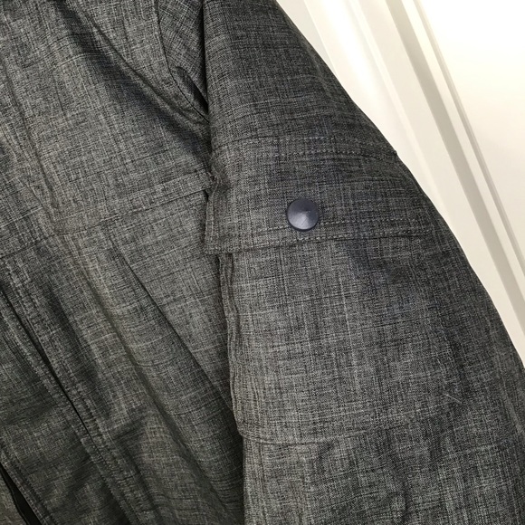 L.L. Bean TEK Waterproof Down Filled Shell Parka In Grey Size Medium. - Picture 9 of 12